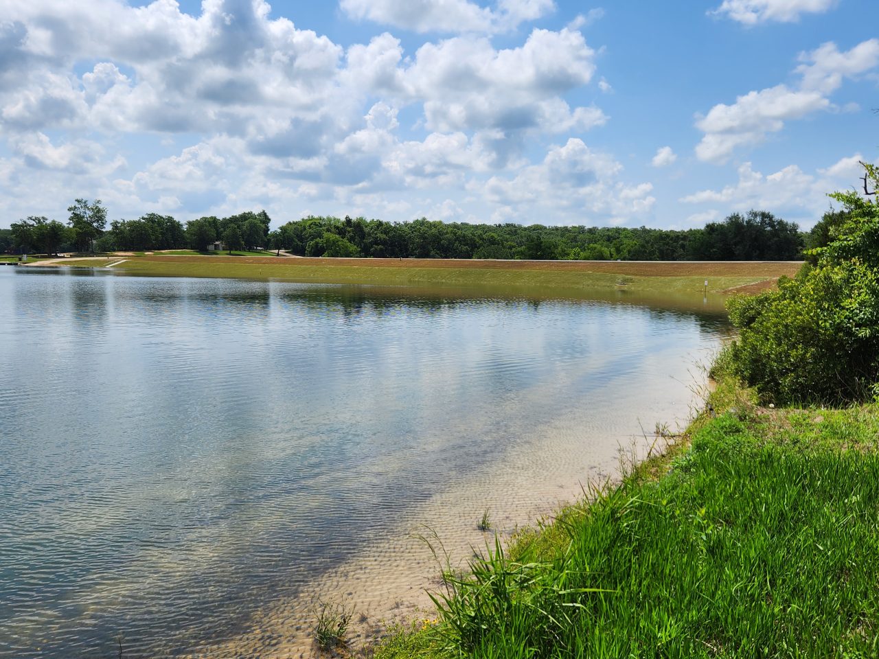 Tonkawa Dam at Hilltop Lakes Watershed Geo